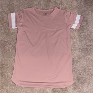 Pink jersey dress worn once.